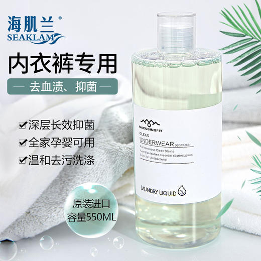 海肌兰内衣专用洗衣液除异味去血渍温和不伤手内衣内裤清洗剂 商品图2