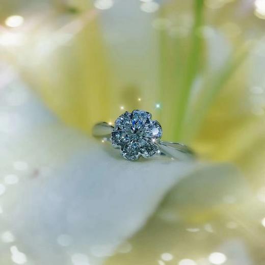 金伯利 AU750 钻石 女戒 相约系列 白色 商品图2