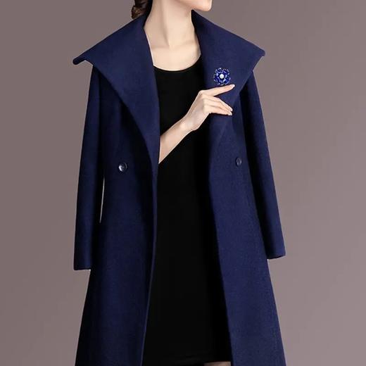 气质蓝色花卉珍珠优雅领针胸花胸针女RS 商品图2