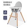（K-1)kk宝宝餐椅吃饭椅子婴儿餐桌椅儿童实木座椅可折叠bb多功能坐凳 商品缩略图1