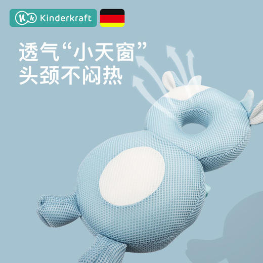 （K-4)儿童婴儿枕头宝宝学步走路防摔枕夏季透气防撞护头神器头部保护垫 商品图3