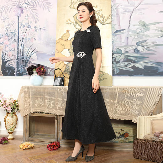 DLQ-G20028新款高端名媛气质显瘦宴会晚装礼服女连衣裙 商品图1