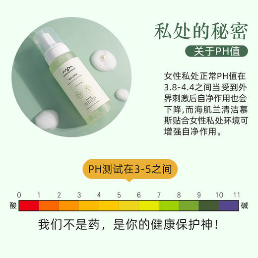 海肌兰慕斯私处清洗液妇科女性外阴止痒私密处洗护护理液 商品图1