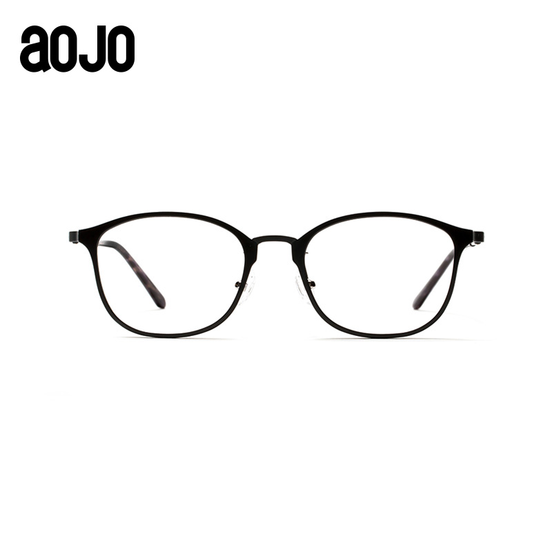 aojo 眼镜框经典系列复古圆框文艺镜架可配近视眼镜女 JAUH20023C02