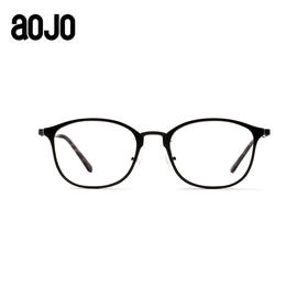 aojo 眼镜框经典系列复古圆框文艺镜架可配近视眼镜女 JAUH20023C02