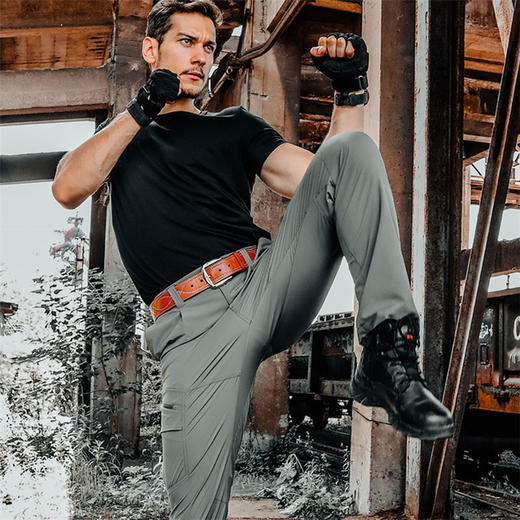 鹰爪行动风驰战术功能长裤男春夏耐磨多袋工装裤 商品图0