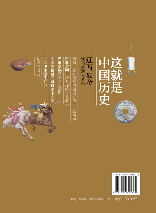这就是中国历史 辽西夏金 铁马冰河入梦来 何孝荣 记载从神话传说夏商西周到清末的历史 讲述中国历史上影响深远的人事时地物读物 商品图1
