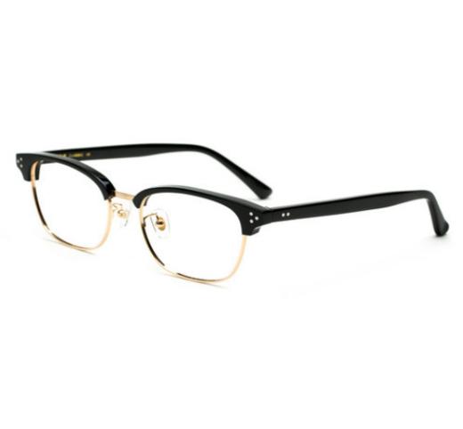 aojo 眼镜框经典系列复古圆框文艺镜架可配近视眼镜女 JACLS0040C01 商品图0