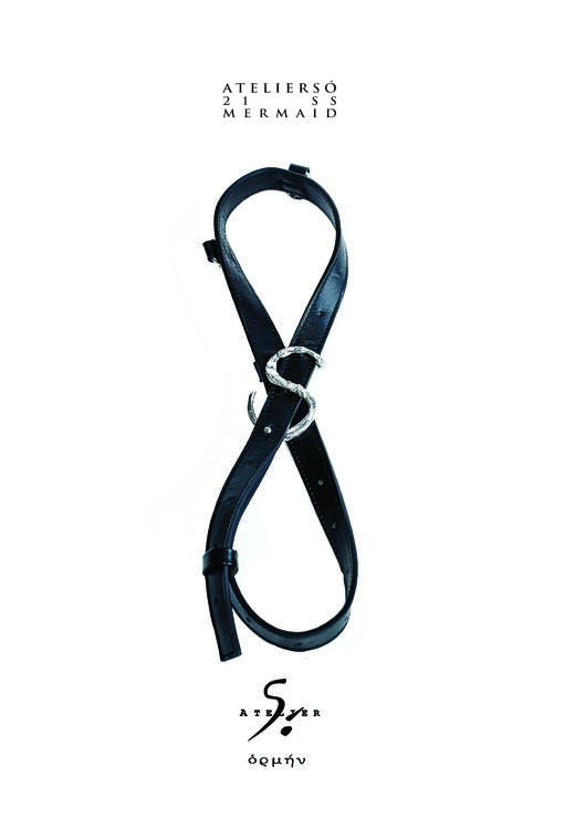 21SS 地鱼｜MERMAID - S扣植鞣革皮带 商品图0