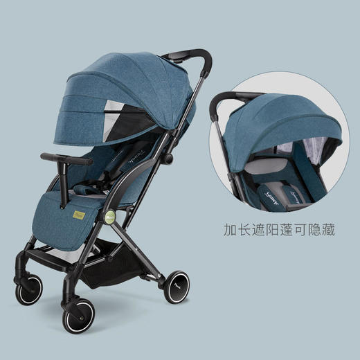 PouchS350婴儿推车超轻便携折叠可坐躺登机上飞机避震儿童伞车FX 商品图1