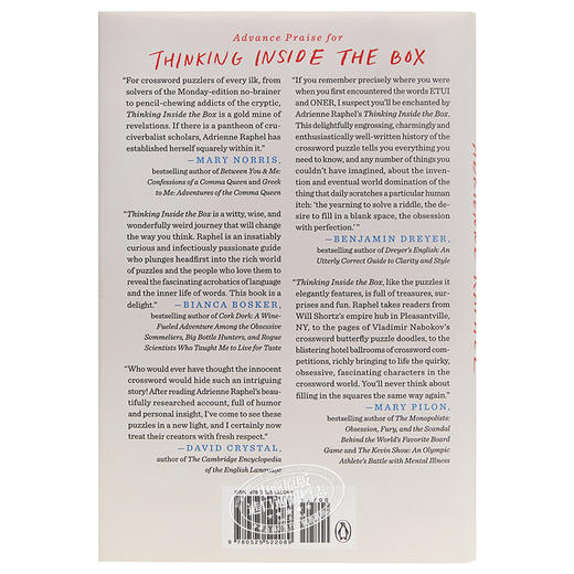 【中商原版】Thinking Inside the Box 英文原版 在盒子里思考：填字游戏和谜语 商品图1