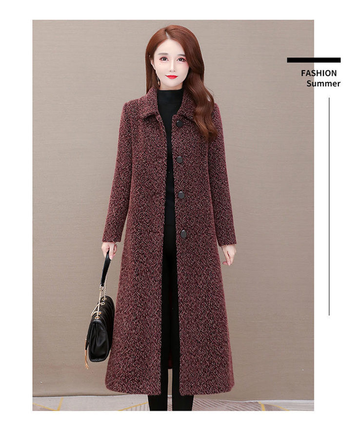 pdd-专柜正品长款加厚貂绒大衣