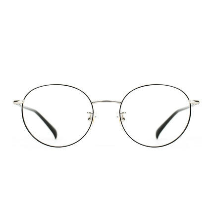 aojo 眼镜框经典系列复古圆框文艺镜架可配近视眼镜女 JACLS0030C03 商品图0