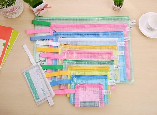 红杰网格拉链袋文件袋收纳袋A3B4A4B5A5A6A7票据 商品图4