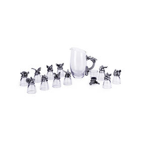 罗比罗丹 十二生肖兽首摇酒器套装