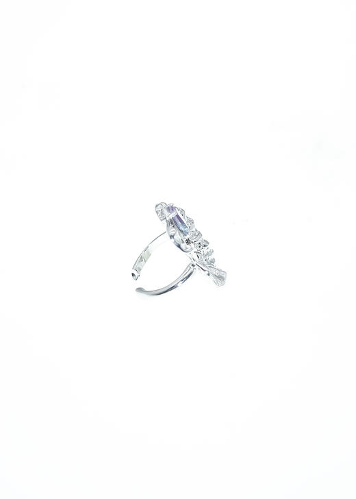 21SS 地鱼｜MERMAID - Ulva Pink 鱼纹水晶戒指（粉蓝色） 商品图2