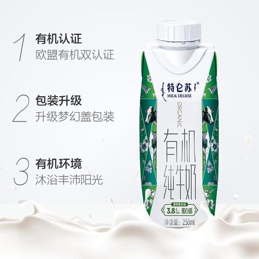 蒙牛特仑苏有机纯牛奶  250ml*10盒/箱 商品图1