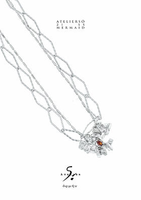 21SS 地鱼｜MERMAID - Malus 珊瑚花水晶项链