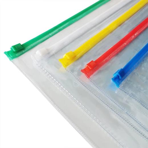 红杰18C透明拉链袋PVC拉边袋A4B5A5票据 商品图4