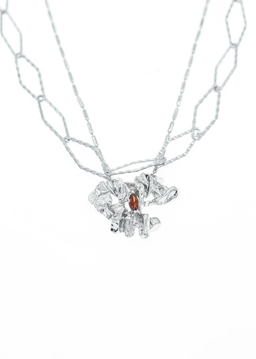 21SS 地鱼｜MERMAID - Malus 珊瑚花水晶项链 商品图1