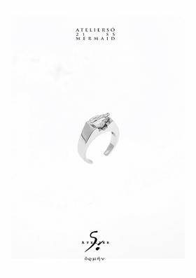 21SS 地鱼｜MERMAID - Jag 纹理片锯齿戒