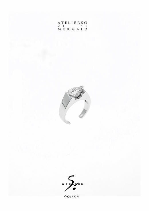 21SS 地鱼｜MERMAID - Jag 纹理片锯齿戒 商品图0