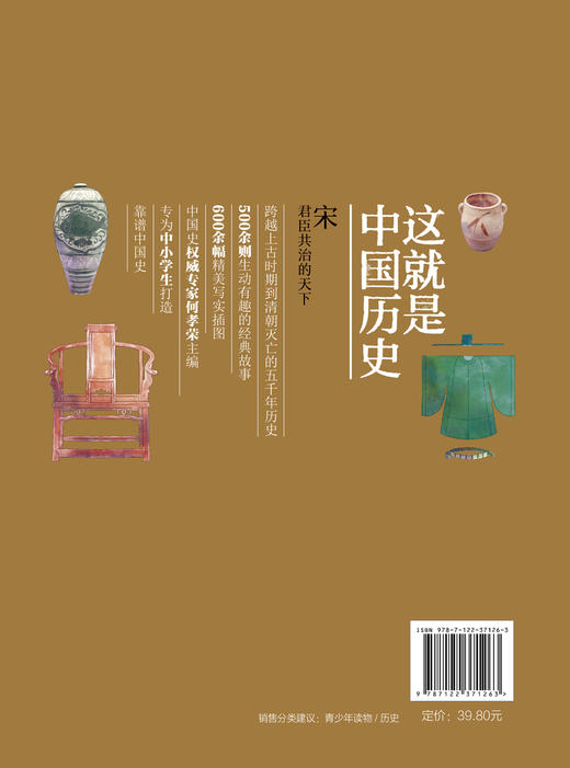 这就是中国历史 宋 君臣共治的天下 何孝荣 主编 青少年历史故事书籍 写给儿童的中国历史 讲述中国历史上影响深远的人事时地物 商品图1