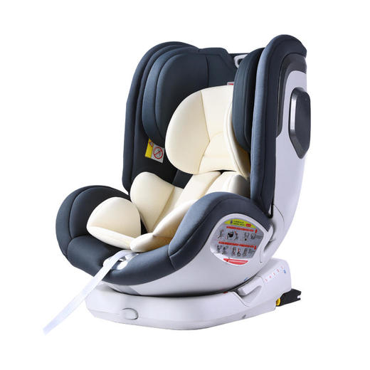 PouchKS29儿童汽车anquan座椅0-12岁新生儿亦可用360度旋转FX 商品图5