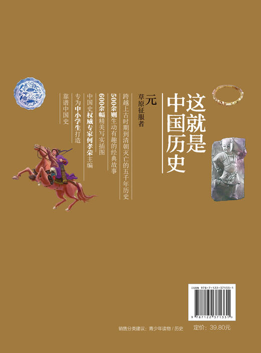 这就是中国历史 元 草原征服者 中国正史概念 中国历史 历史事件与人物历史常识儿童读物历史读物 青少年历史课外读物 商品图1