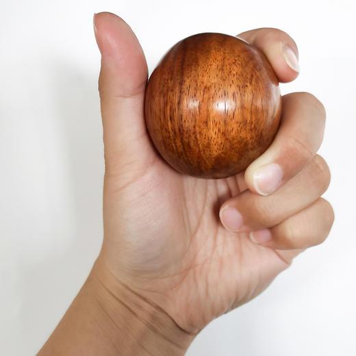 红木保健手球越南花梨木按摩球健身实木把玩球送老人父母练手