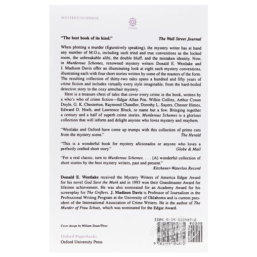 【中商原版】牛津谋杀方案 英文原版 Murderous Schemes J.Madison Davis 商品图1