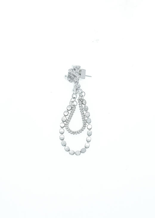 21SS 地鱼｜MERMAID - Manti 珊瑚圆片流苏耳环 商品图1