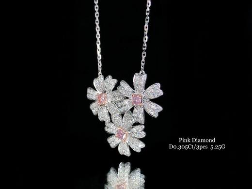 “雏菊”粉钻项链 商品图3
