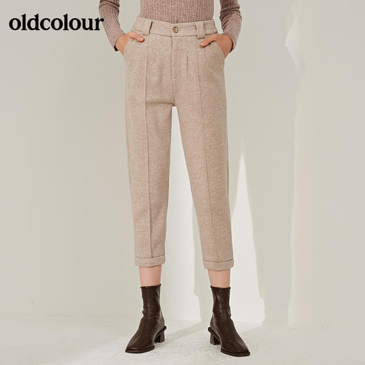 oldcolour冬季休闲长裤女厚保暖BM41073042 商品图1