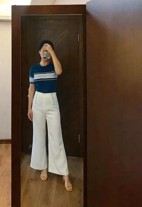 这条阔腿裤穿上分分钟腿长一米八的感觉呀