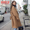 韩都衣舍2019冬装新款女装韩版宽松休闲中长款毛呢外套JW13224筱 商品缩略图2