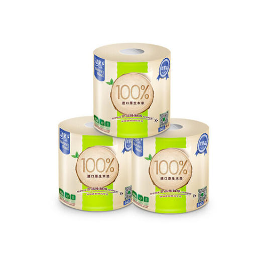 洁柔原生木浆1400卷纸12卷 商品图1
