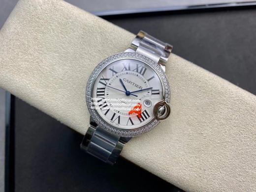 V6 厂 一表一卡一码！V7版 卡地亚 蓝气球 可搭载皮带和钢带，42mm 直径42x13mm，搭载2824自动机械机芯，316精钢表壳，蓝宝石镜面，烧蓝钢针，折叠扣，防水50米！乱真之作！ 商品图4