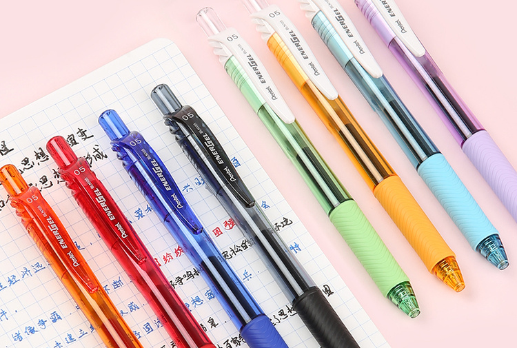 考试帮手丨日本pentel派通bln105 energel速干中性笔0.