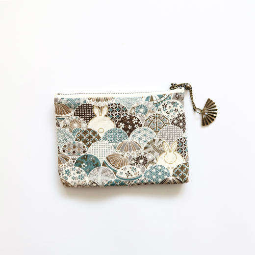 HUJI祤集Komon收纳包风の花绣球小兔 商品图2