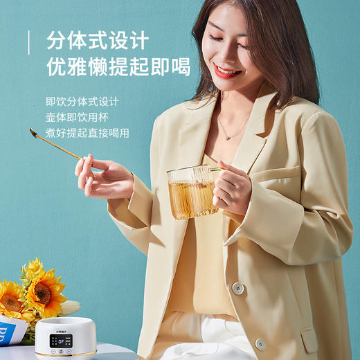 【精致生活】生活元素养生壶办公室小型mini多功能迷你煮奶茶花茶壶电热养生杯 商品图9