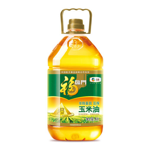 福临门非转基因压榨玉米油5L 商品图0