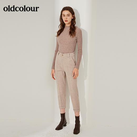oldcolour冬季休闲长裤女厚保暖BM41073042 商品图4