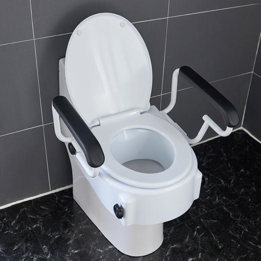 无障碍卫浴安全马桶增高器厕所带扶手马桶卫生间坐便器增高垫