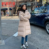 韩都衣舍2019韩版女装冬装新款宽松中长款连帽羽绒服GQ10609耒 商品缩略图2