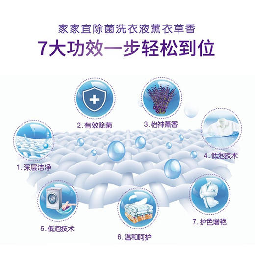 家家宜除菌洗衣液薰衣草2kg 商品图1
