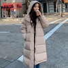韩都衣舍2019韩版女装冬装新款宽松中长款连帽羽绒服GQ10609耒 商品缩略图0