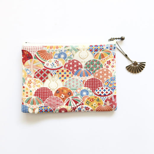 HUJI祤集Komon收纳包风の花绣球小兔 商品图0