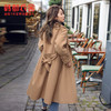 韩都衣舍2019冬装新款女装韩版宽松休闲中长款毛呢外套JW13224筱 商品缩略图1