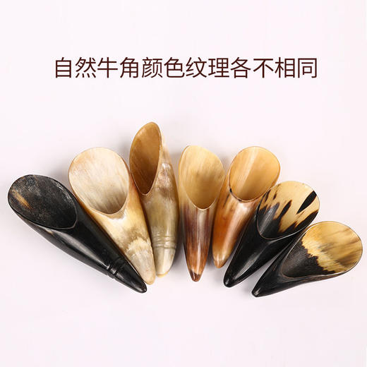 天然牦牛角刮痧按摩板中号拨筋棒全身通用颈部背部足底特大牛角筒 商品图2
